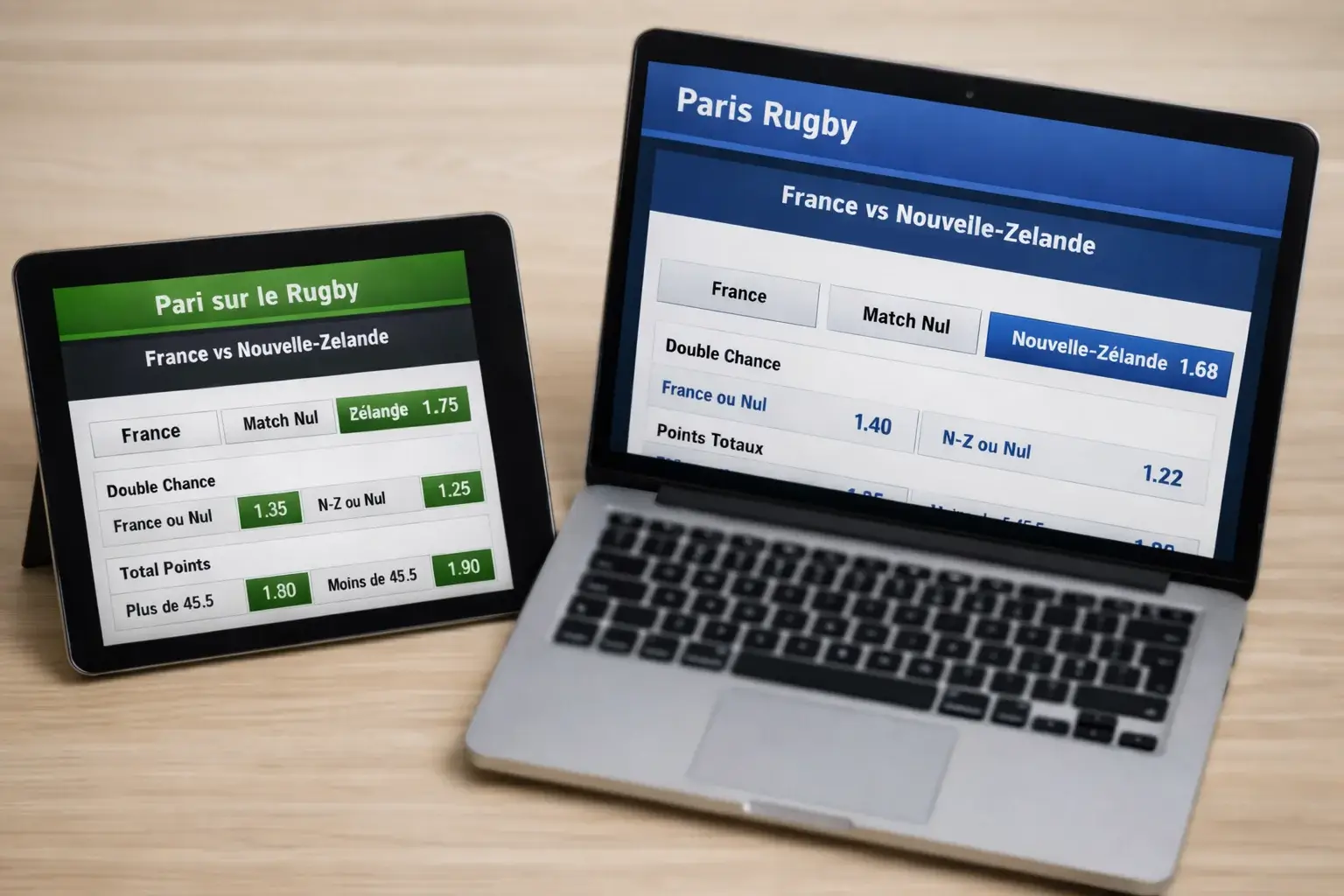 Différentes plateformes de paris en ligne