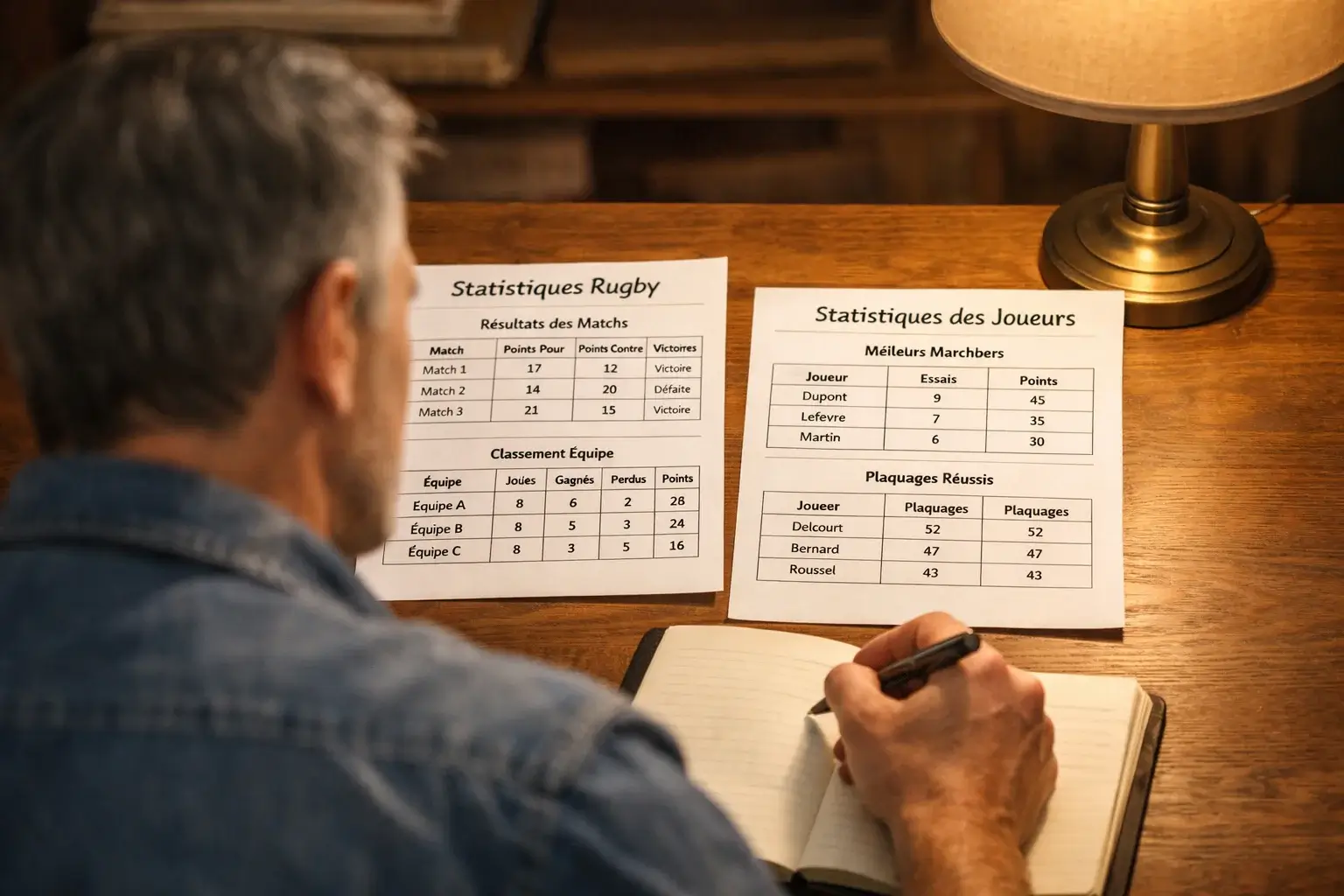 Parieur analysant les statistiques de handicap